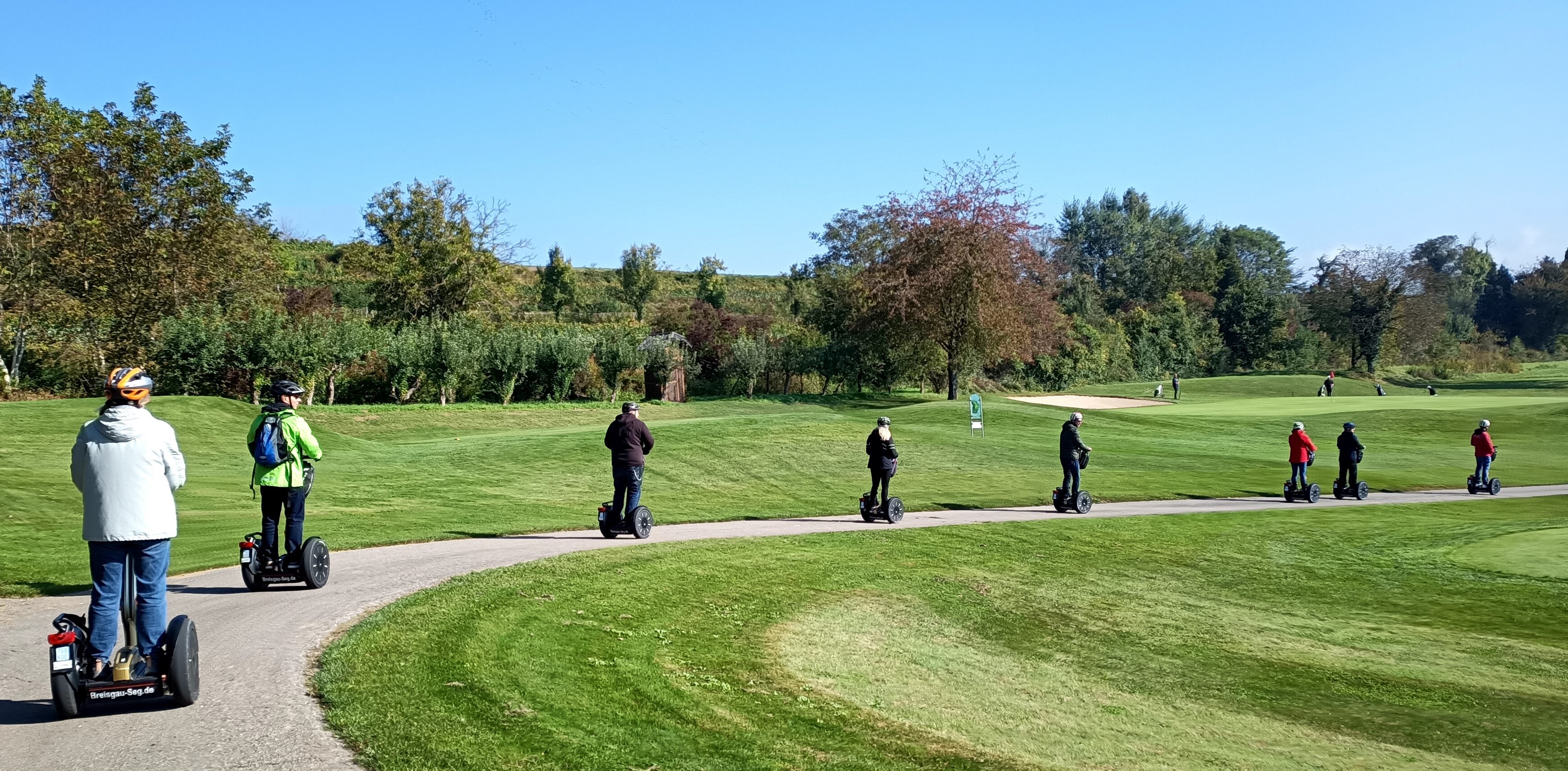 Mit dem Segway durch den Europapark Golfplatz 