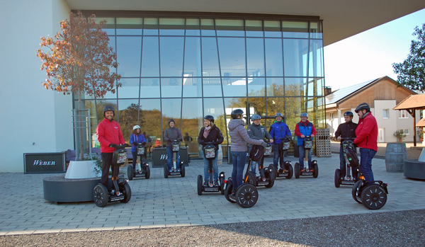 Weingut Weber Segway-Tour Start bei Weingut Weber Ettenheim
